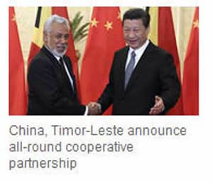 China, Timor-Leste announce all-round cooperative partnership