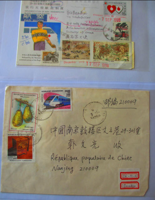 Ambassador to Madagascar Zhixue Ma and an interesting philatelic story
